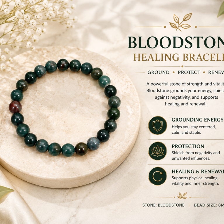 Bloodstone Healing Bracelet
