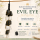 Black Tourmaline & Selenite Evil Eye Hanging