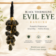 Black Tourmaline Evil Eye Hanging