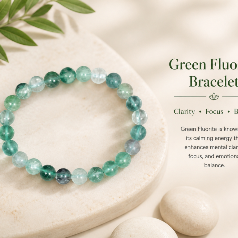 Green Fluorite Bracelet