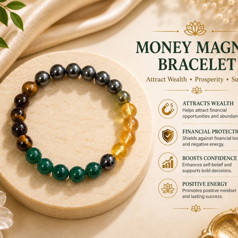 Money Magnet Crystal Bracelet