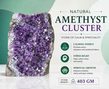 Amethyst Cluster 403 GM