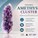 Amethyst Cluster 437 GM
