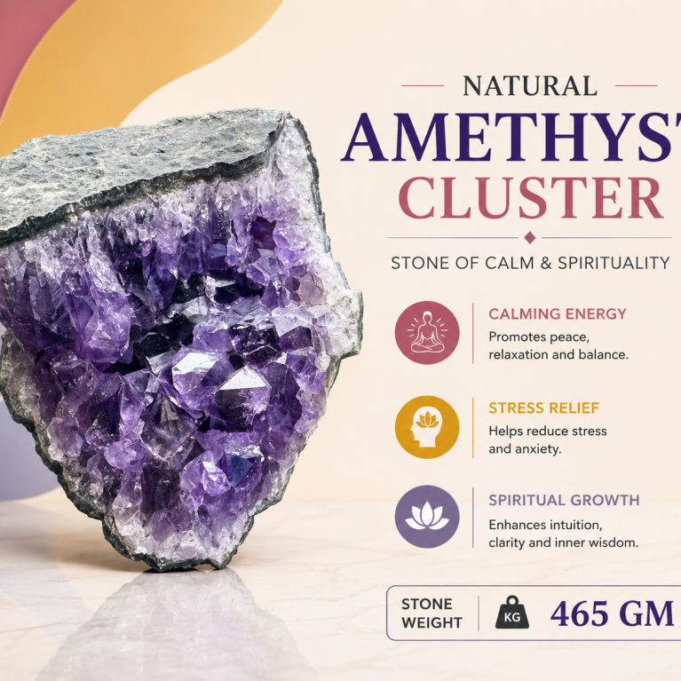 Amethyst Cluster 465 GM