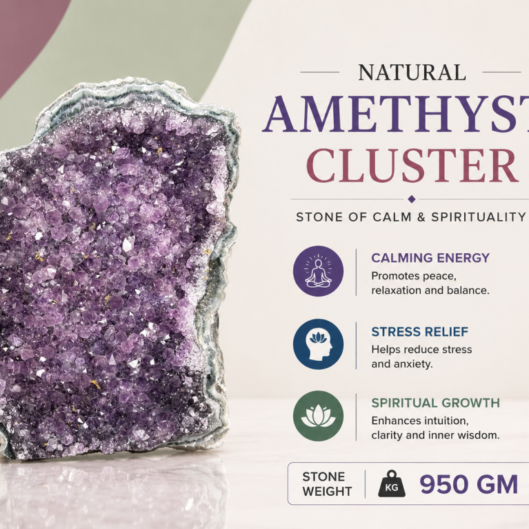 Amethyst Cluster 950 GM