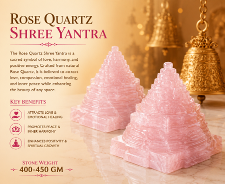 Rose Quartz Shree Yantra