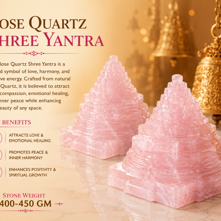 Rose Quartz Shree Yantra