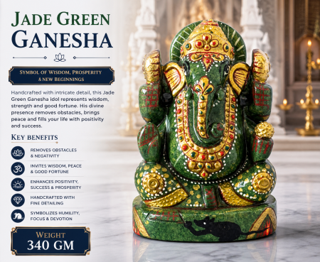 Jade Green Ganesha