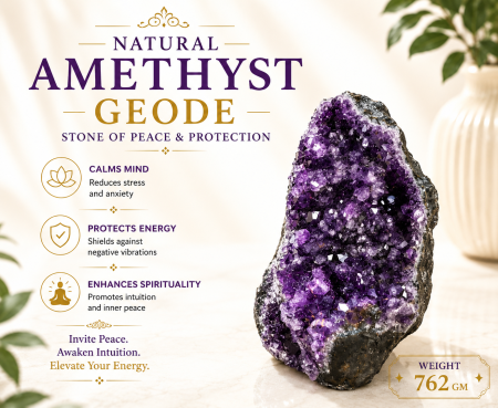 Natural Amethyst Geode 762 GM