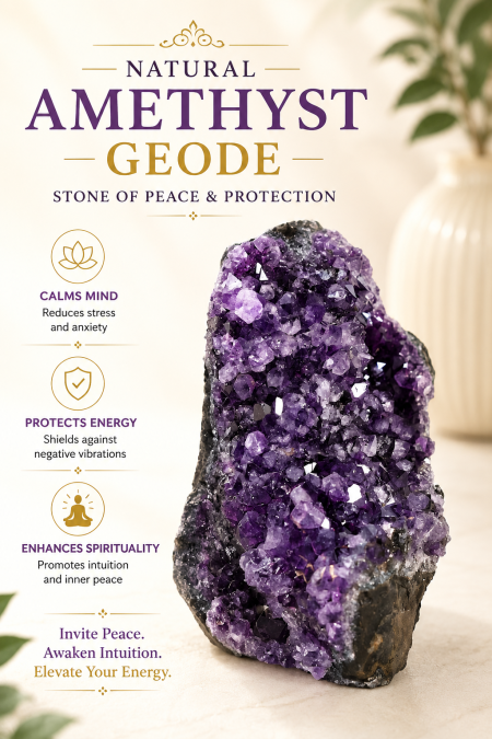 Natural Amethyst Geode