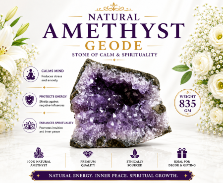 Natural Amethyst Geode 835 GM