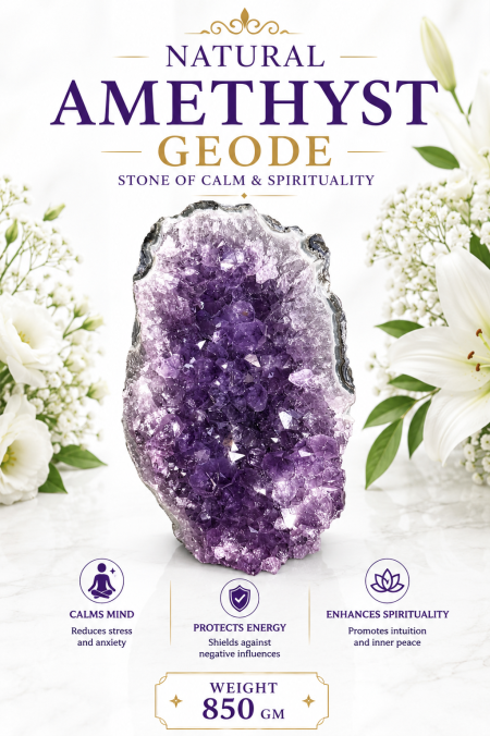 Natural Amethyst Geode