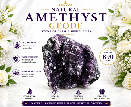 Natural Amethyst Geode 890 GM