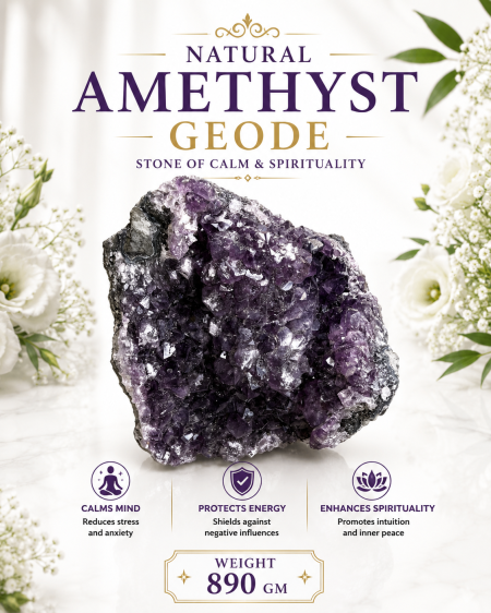 Natural Amethyst Geode