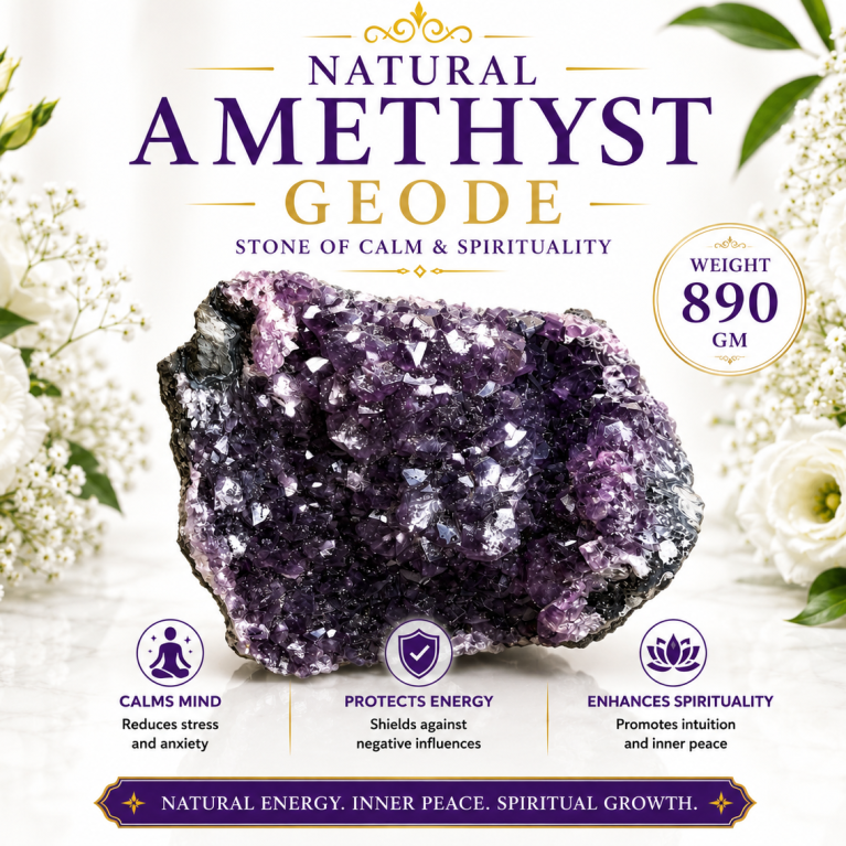 Natural Amethyst Geode 890 GM