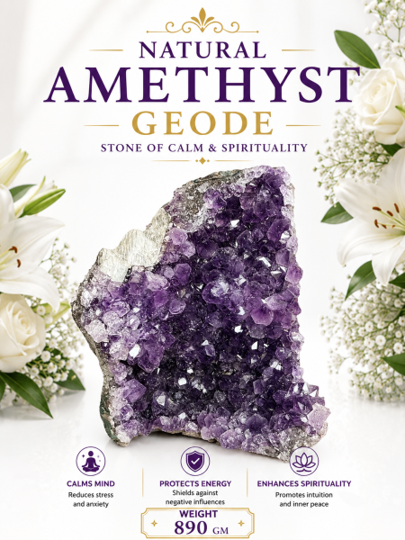Natural Amethyst Geode