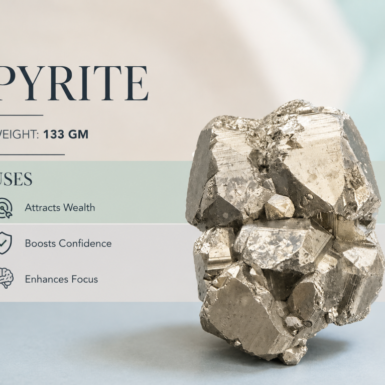 Pyrite Stone Cluster 133 GM