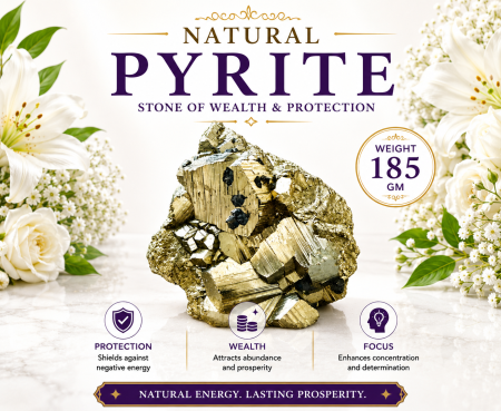 Pyrite Stone 185 GM