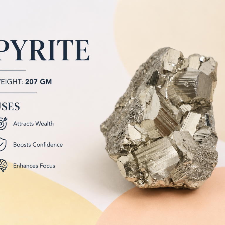 Pyrite Stone Cluster 207 GM