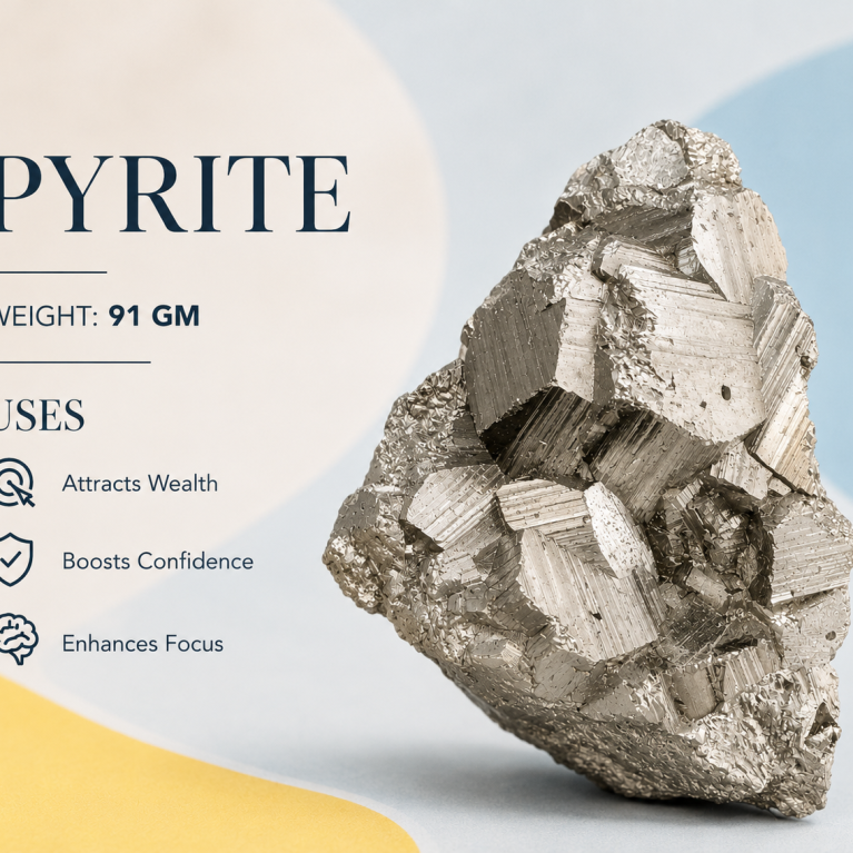 Pyrite Stone Cluster 91 GM