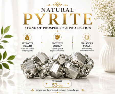 Pyrite Stone Cluster 53 GM