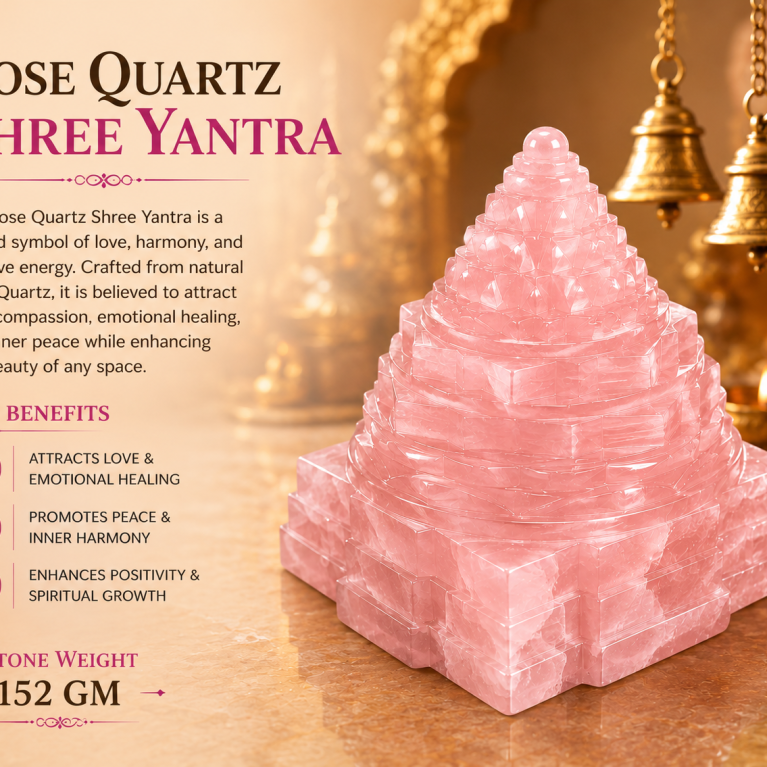 Rose Quartz Shree Yantra