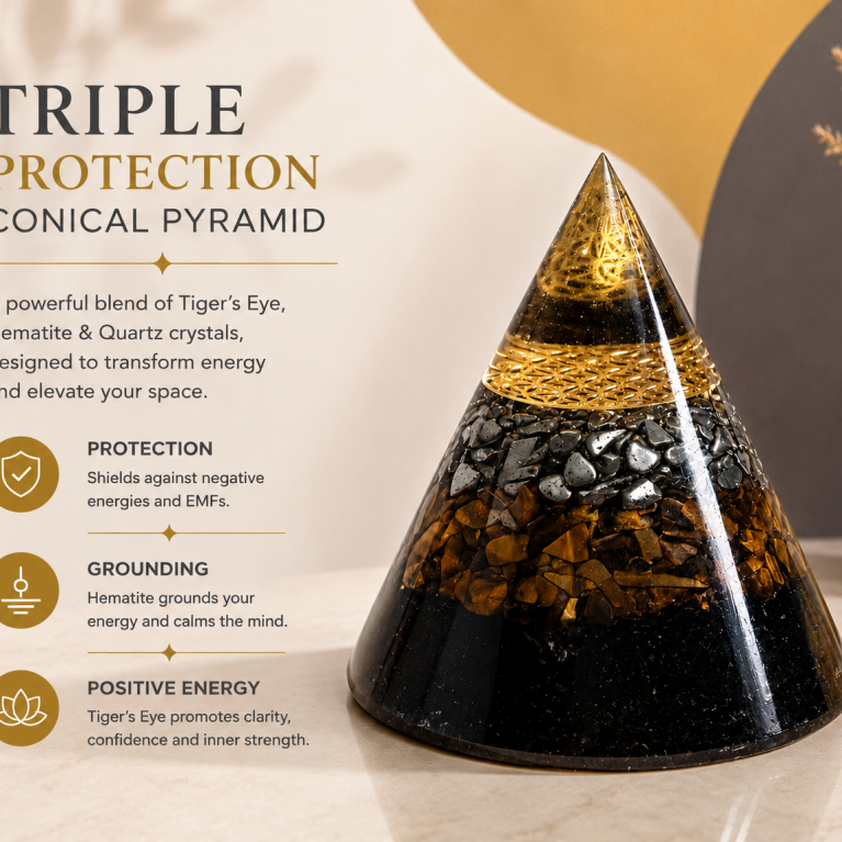 Triple Protection Conical Pyramid