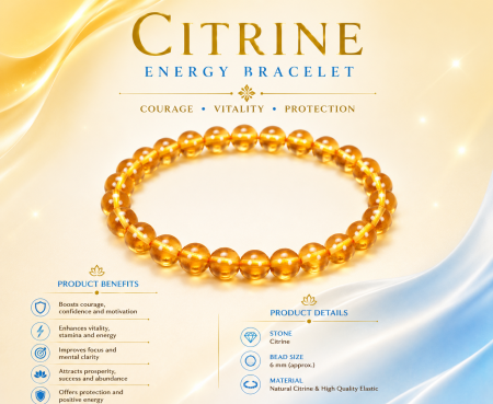 Citrine Energy Bracelet