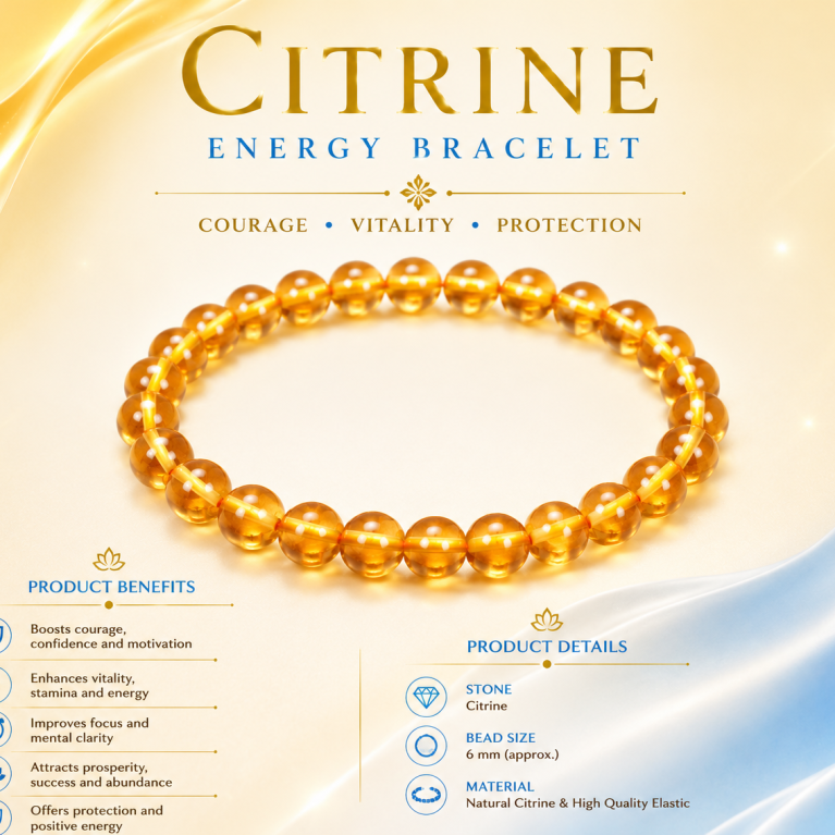 Citrine Energy Bracelet