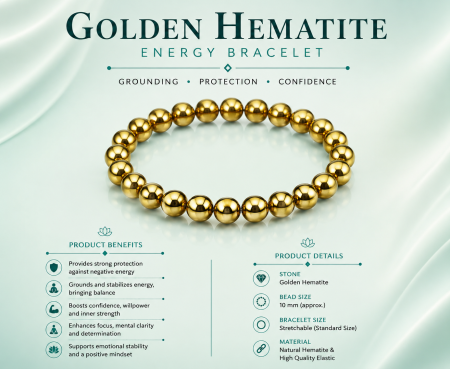 Golden Hematite Bracelet