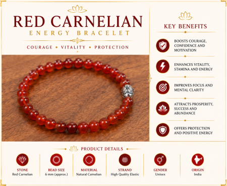 Red Carnelian Bracelet